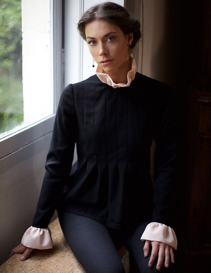 Blouse noire Victor Aurore Gwladys
