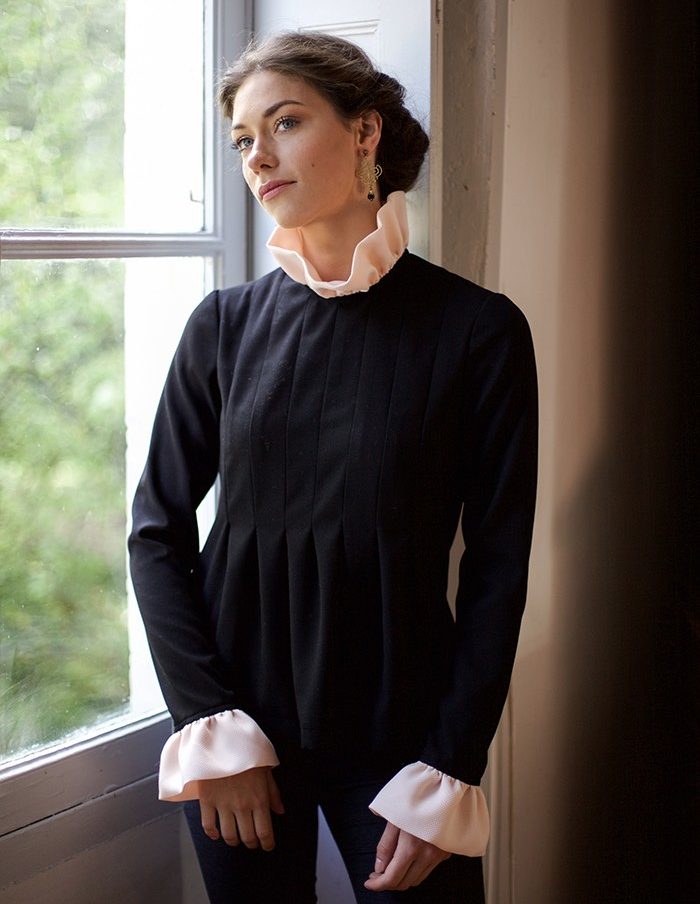 Blouse noire Victor Aurore Gwladys - 6 Blouse noire Victor Aurore Gwladys