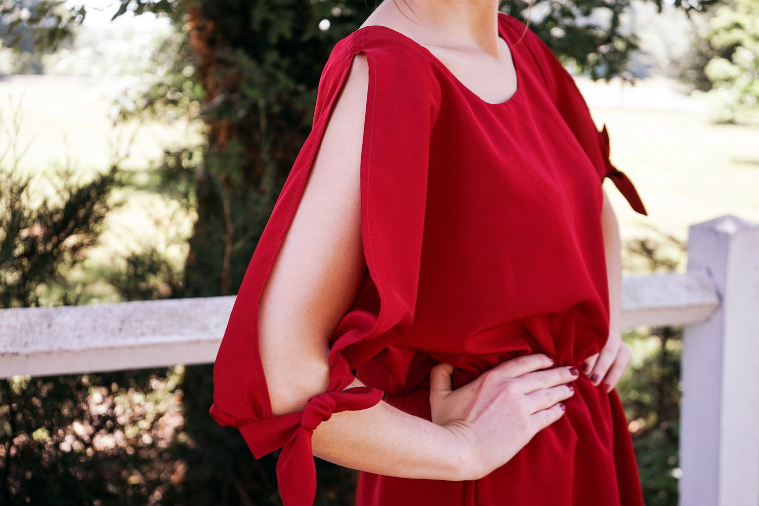 Robe rouge Francesca Aurore Gwladys